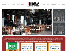 Tablet Screenshot of jthomascateringsavannah.com